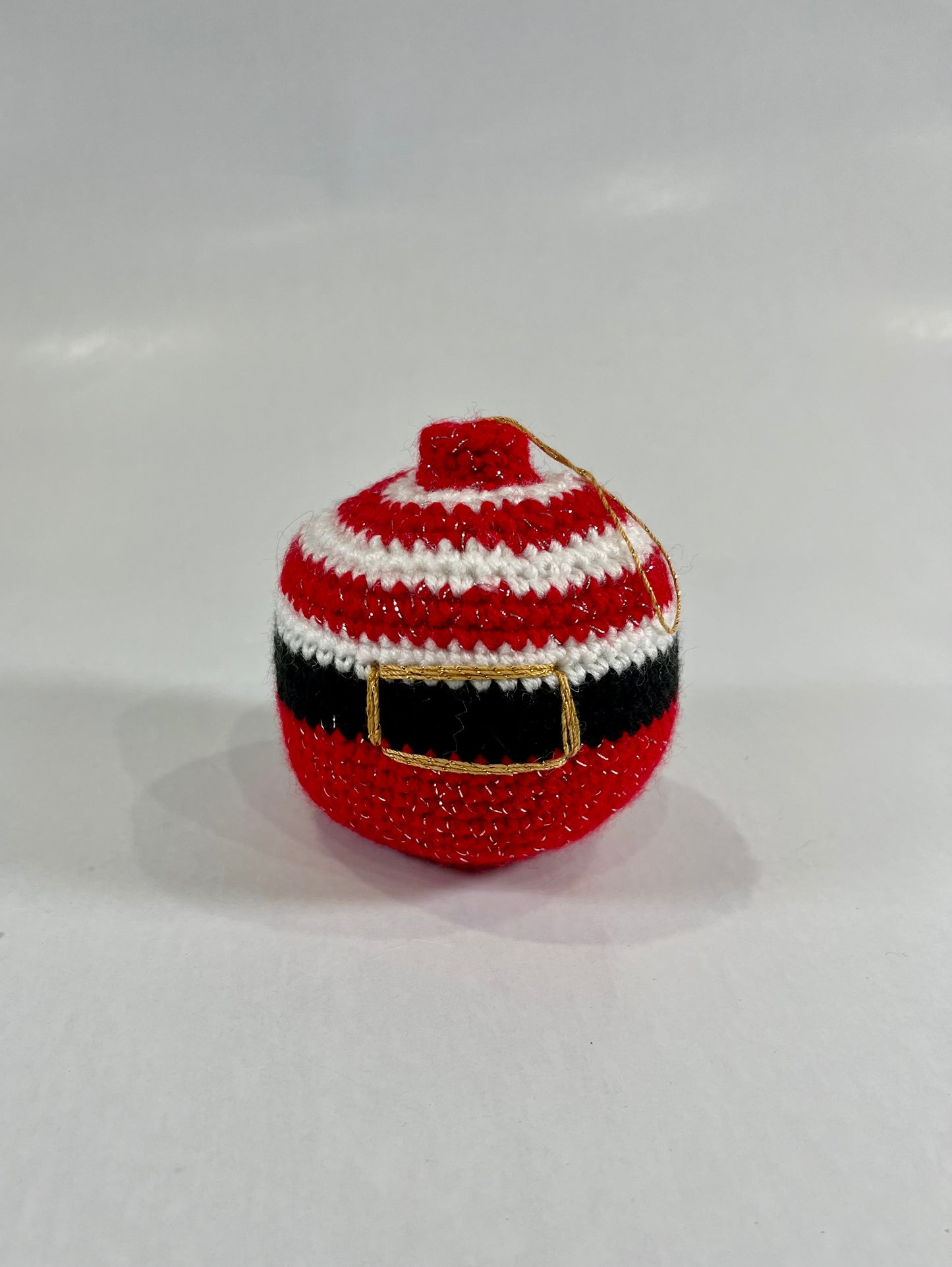 Boule de noël rouge scintillant