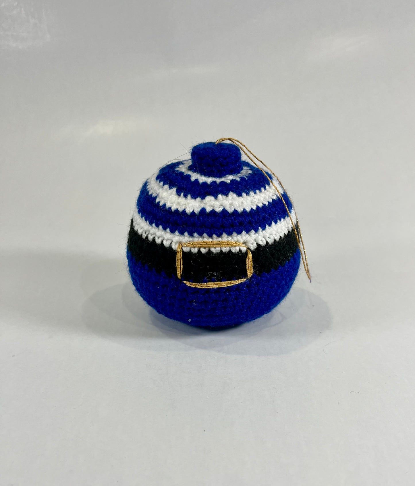 Boule de noël bleue