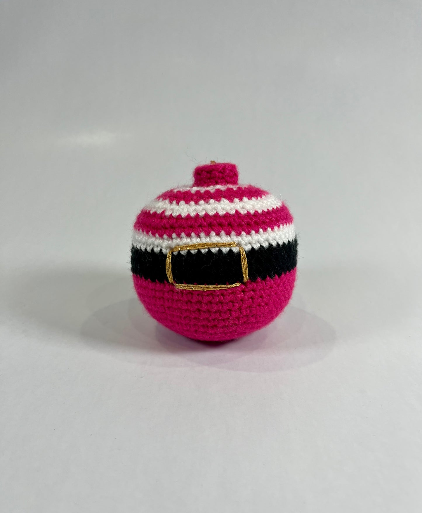 Boule de noël rose