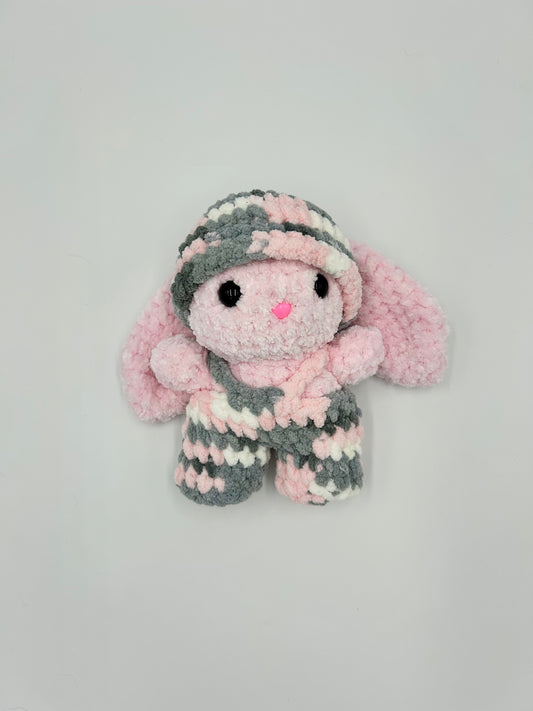 Lapin avec salopette